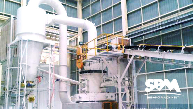 Limestone grinding plant in Thailand