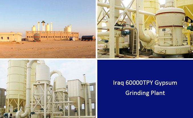 Iraq 60000TPY Gypsum Grinding Plant