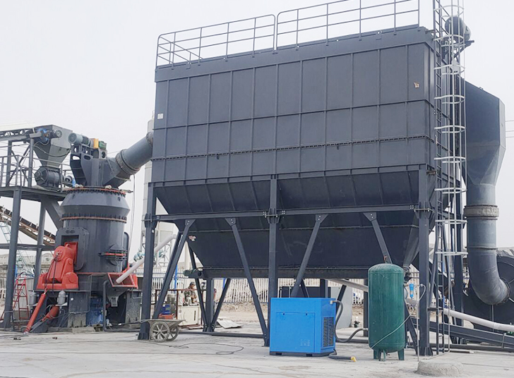 Slag sand grinding plant with annual output of 80,000 tons