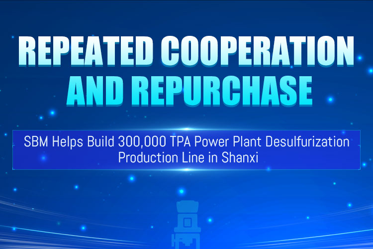 SBM Three Sets of MTW trapezium mill Escort Power Plant Desulfurization in Shanxi