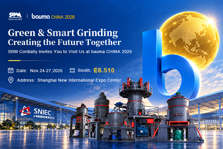 Countdown to bauma CHINA 2026 | SBM Invites You to Join Us for a New Chapter in Intelligent Powder Grinding