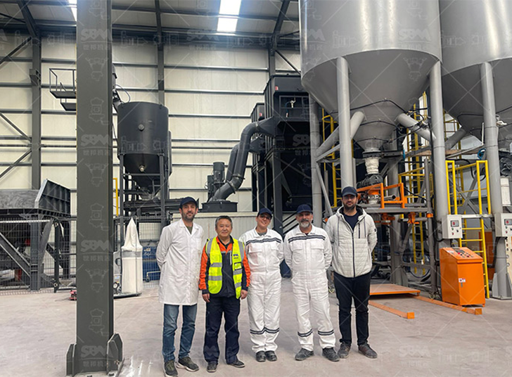 Talc Grinding Production Line with an Annual Output of 30,000 Tons in Turkey