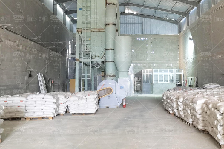 50,000 TPY Calcium Carbonate Grinding Production Line in Algeria