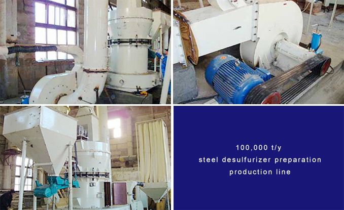 Baosteel steel desulfurizer preparation production line