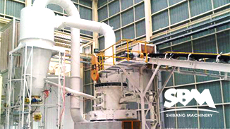 Limestone grinding plant in Thailand