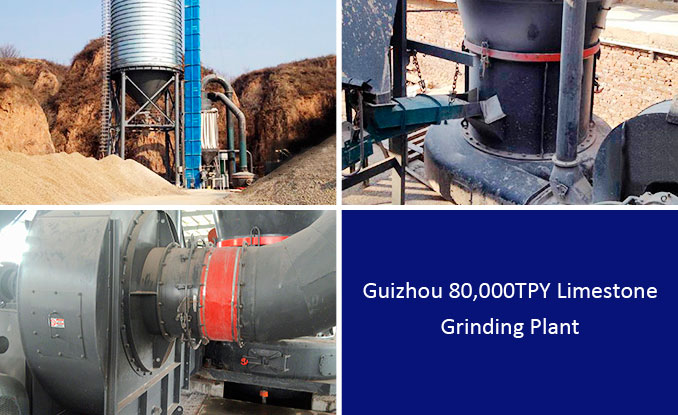 80,000TPY Limestone Grinding Plant