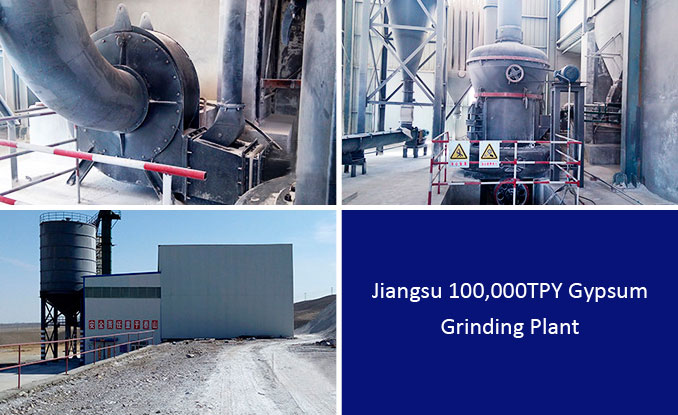 100,000TPY Gypsum Grinding Plant