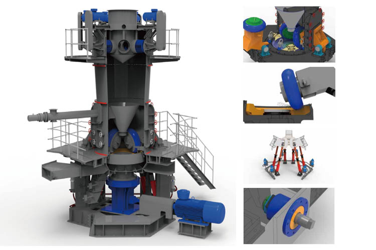 Components of Ultrafine Vertical Mill 