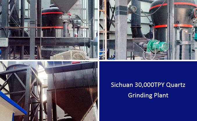 30,000TPY Quartz Grinding Plant