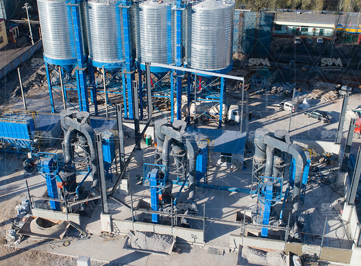 Lime powder making plant