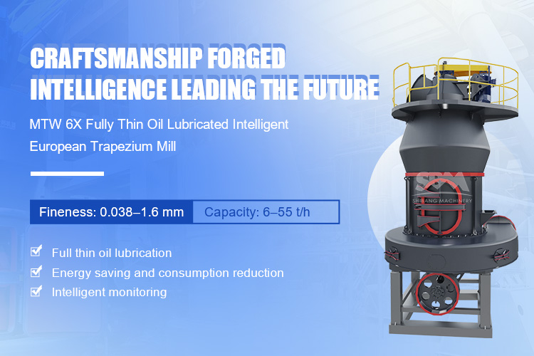 SBM MTW 6X Fully Thin Oil Lubricated Intelligent European Trapezium Mill