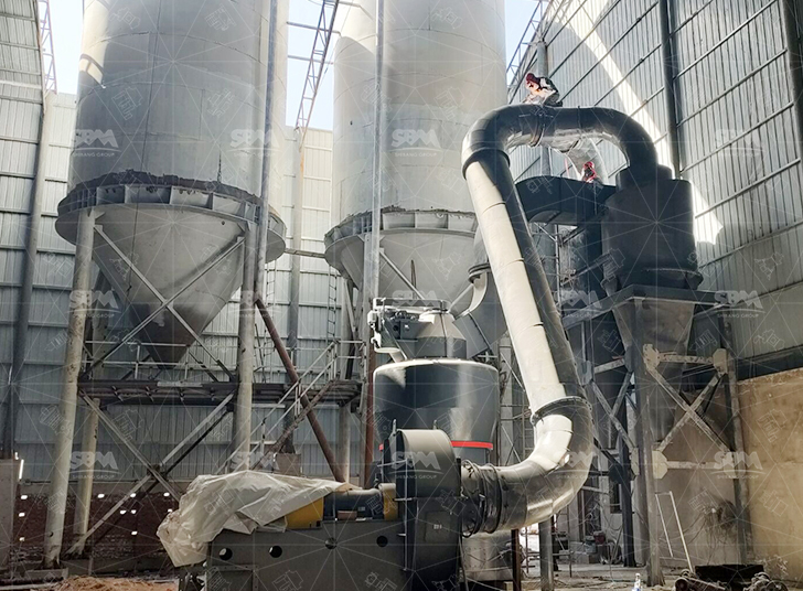 Shaanxi limestone grinding powder production line with an annual output of 200,000 tons