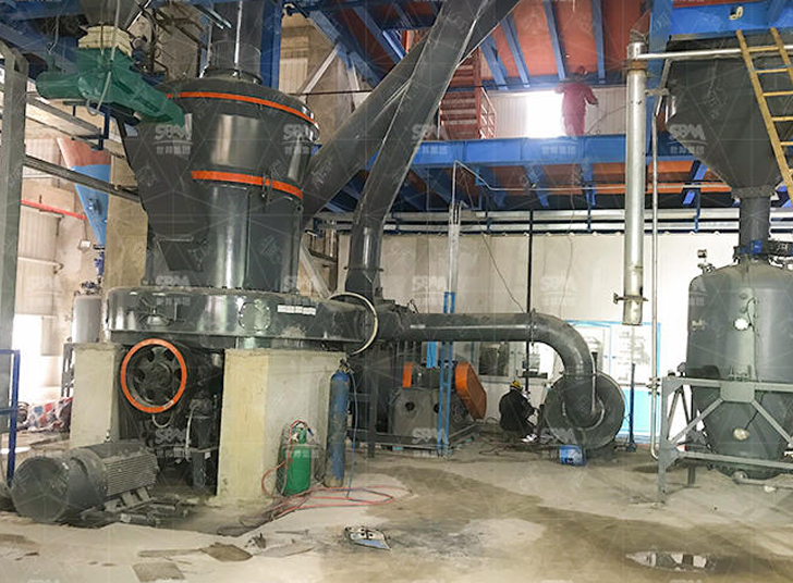 Anhui limestone grinding production line with output of 10 tons per hour
